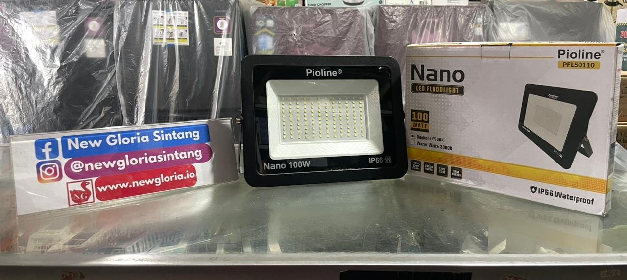 LAMPU KAP SOROT LED PIOLINE 100W PUTIH