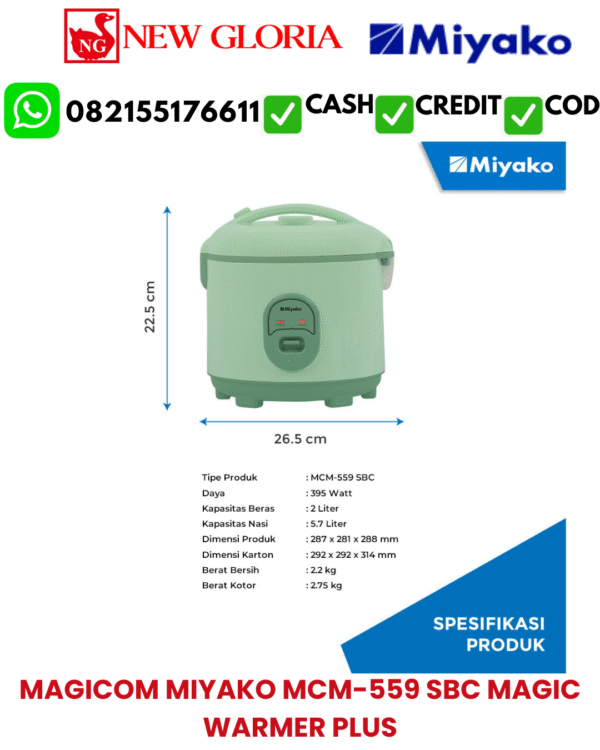 MAGICOM MIYAKO MCM-559 SBC MAGIC WARMER PLUS2 MAGICOM MIYAKO MCM-559 SBC MAGIC WARMER PLUS