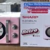 MICROWAVE OVEN SHARP SOLO RETRO 20L R-201MRS-PK