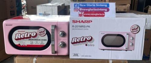 MICROWAVE OVEN SHARP SOLO RETRO 20L R-201MRS-PK