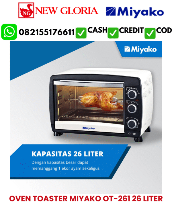 OVEN TOASTER MIYAKO OT-261 26 LITER