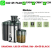 SAMONO JUICER 450ML SW-JE400 BLACK