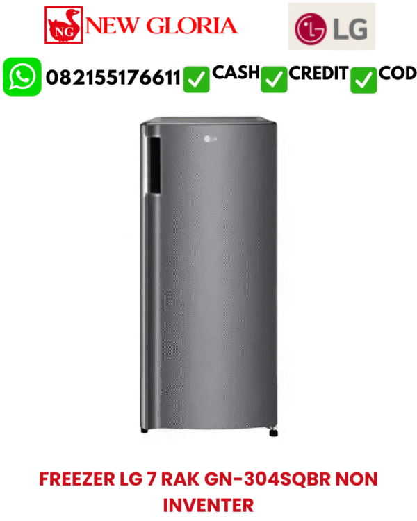 FREEZER LG 7 RAK GN-304SQBR NON INVENTER