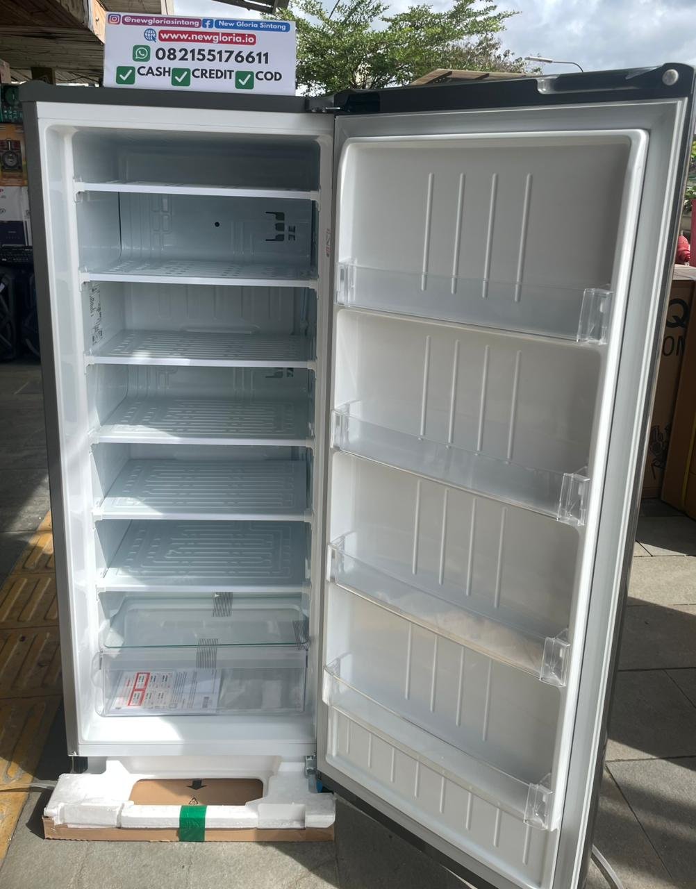 FREEZER LG 7 RAK GN-304SQBR NON INVENTER
