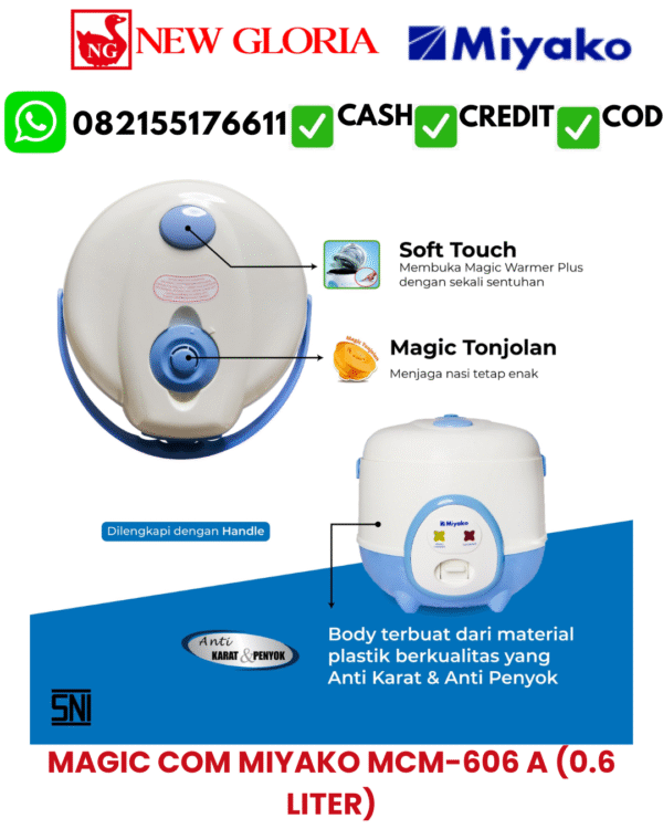 MAGIC COM MIYAKO MCM-606 A (0.6 LITER)