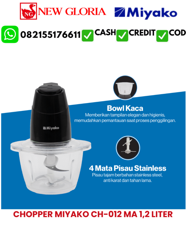 CHOPPER MIYAKO CH-012 MA 1,2 LITER