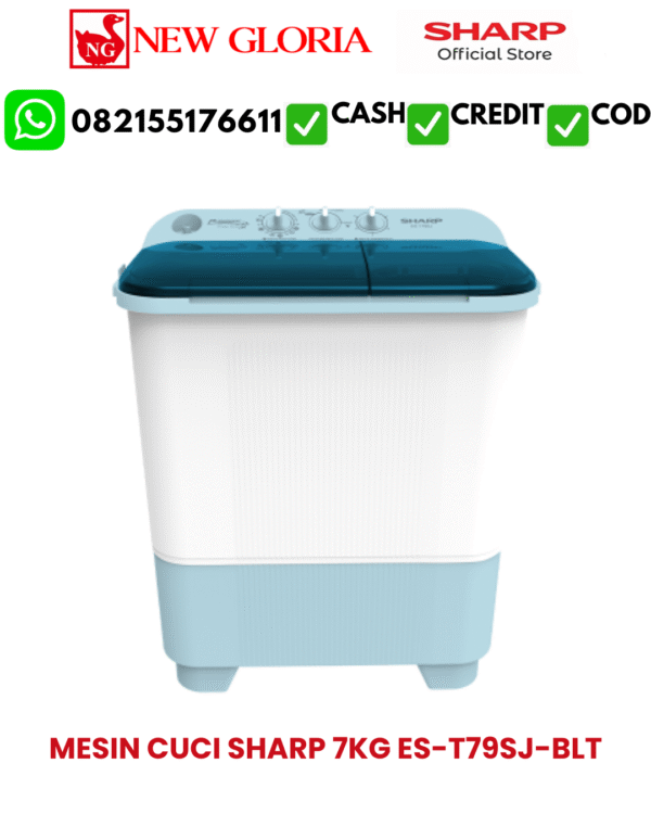 MESIN CUCI SHARP 7KG ES-T79SJ-BLT