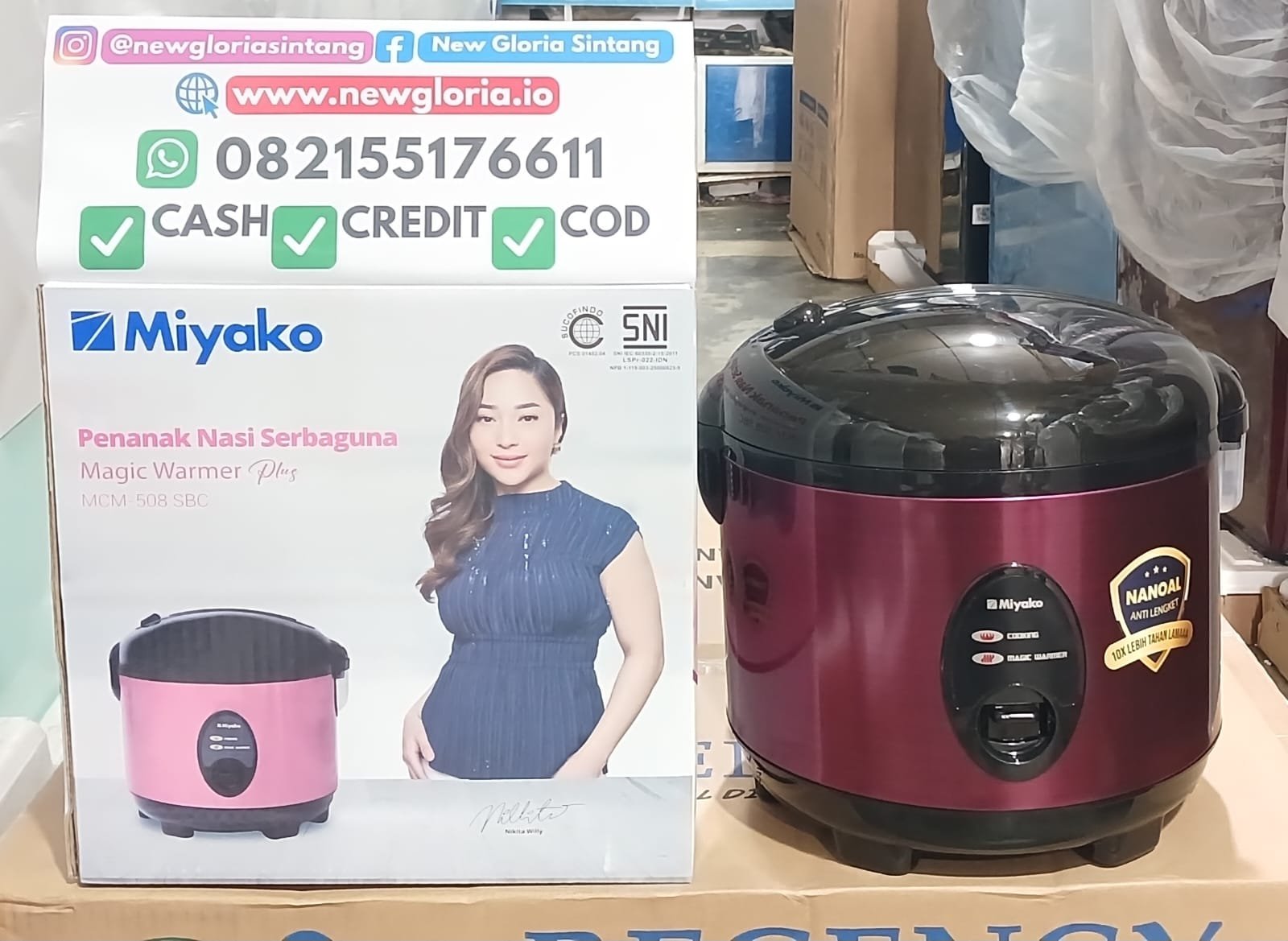MIYAKO MCM-508SBC MAGIC WARMER PLUS