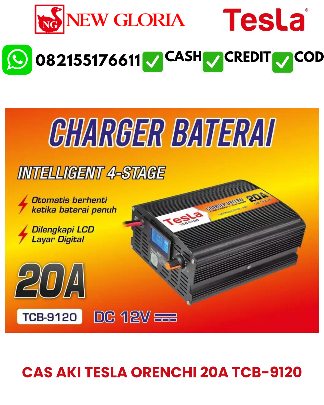 CAS AKI TESLA ORENCHI 20A TCB-9120