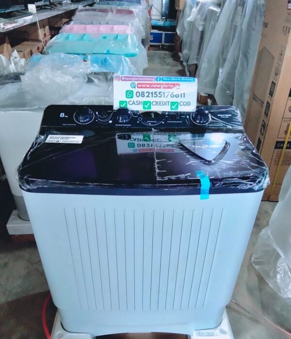 MESIN CUCI MANUAL POLYTRON 8KG PWM 8081YR MESIN CUCI MANUAL POLYTRON 8KG PWM 8081Y
