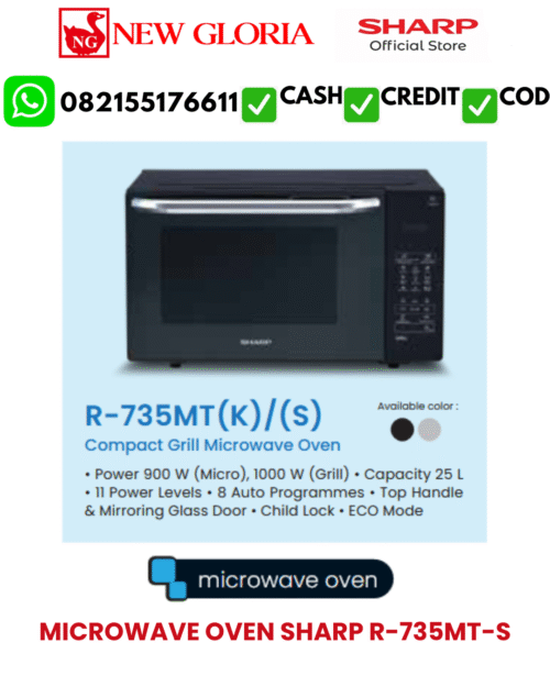 MICROWAVE OVEN SHARP R-735MT-Sw MICROWAVE OVEN SHARP R-735MT-S