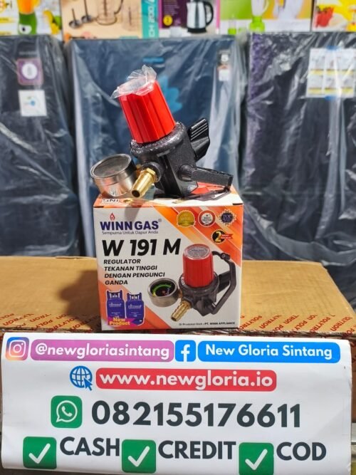 REGULATOR WINN GAS + METER TEKANAN TINGGI DOUBLE PENGAMAN W-191MR REGULATOR WINN GAS + METER TEKANAN TINGGI DOUBLE PENGAMAN W-191M