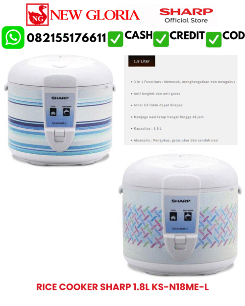 RICE COOKER SHARP 1.8L KS-N18ME-L RICE COOKER SHARP 1.8L KS-N18ME-L