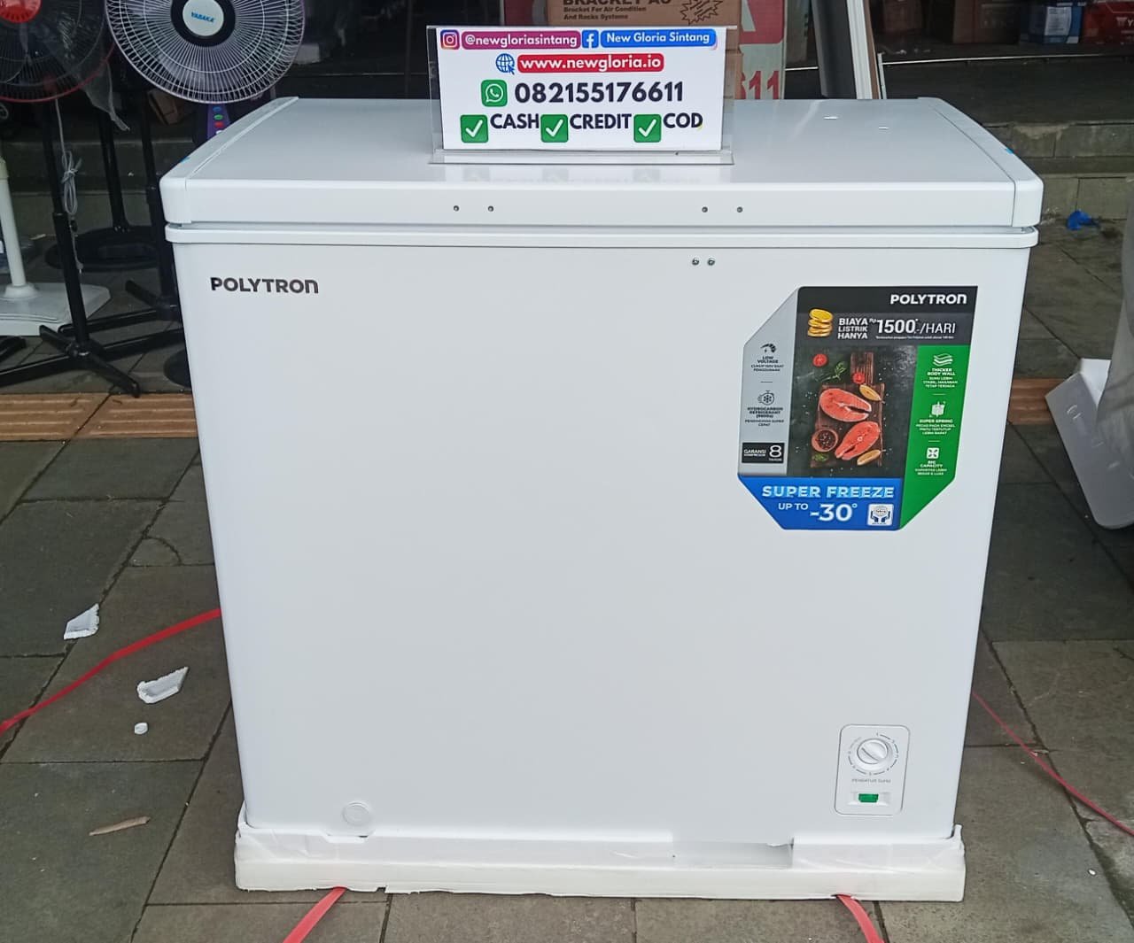 CHEST FREEZER POLYTRON 200L PCF 218