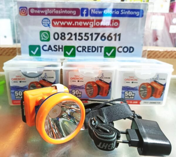SENTER KEPALA SELAM TESLA 50W TLKS-1054 KUNING-PUTIH