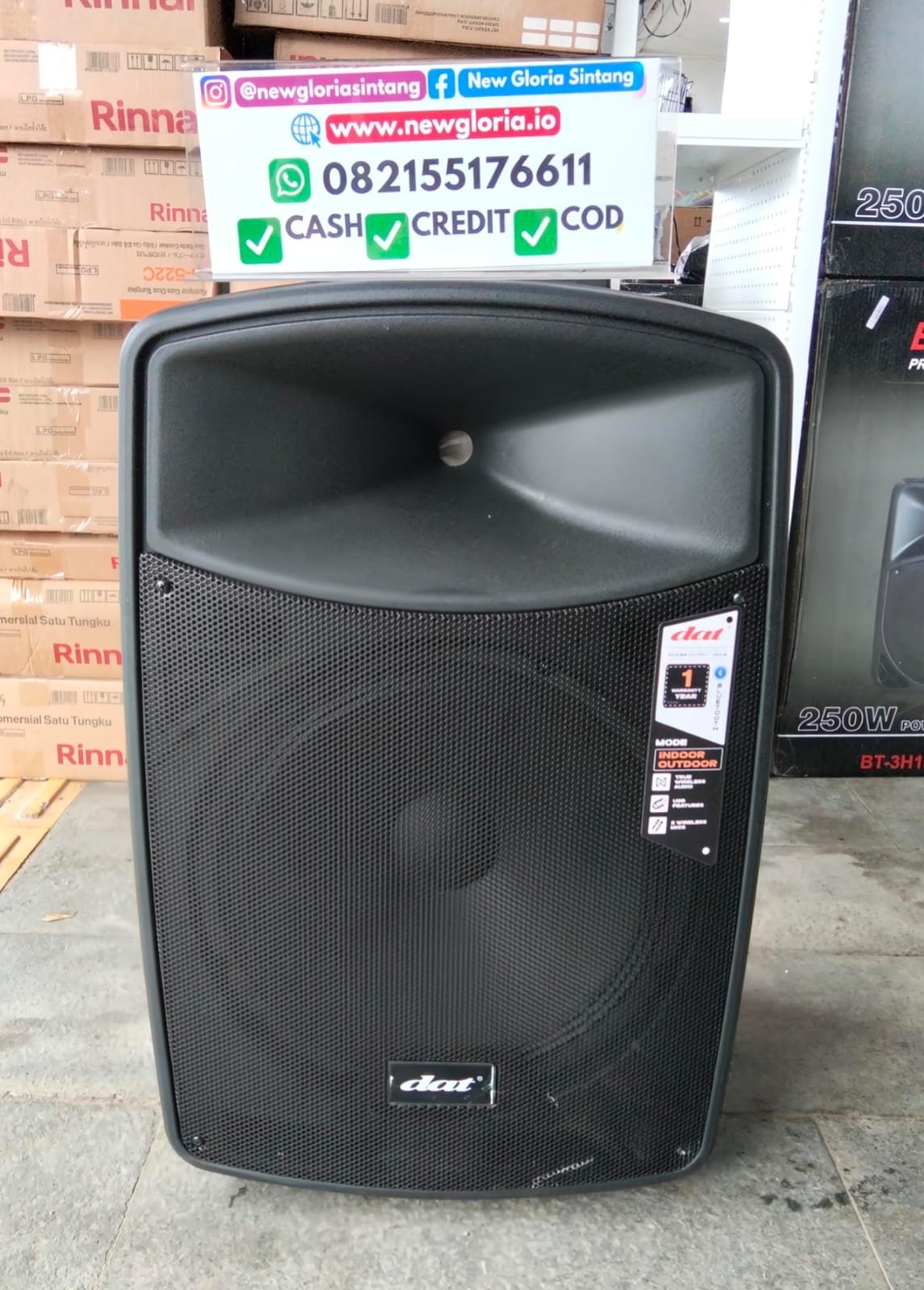 SPEAKER DAT DT- 1580 TROLLEY 15 INC