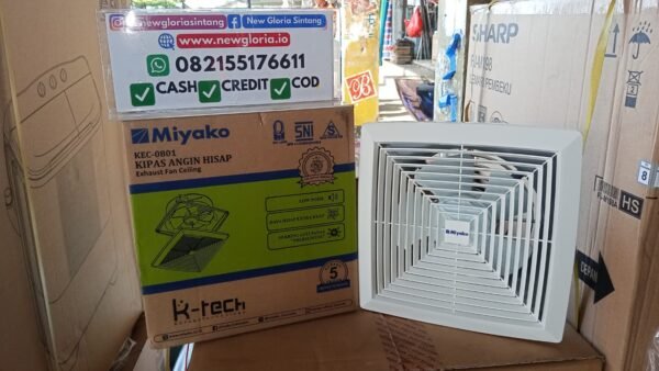EXHAUST FAN CEILING MIYAKO KEC-0801 8"