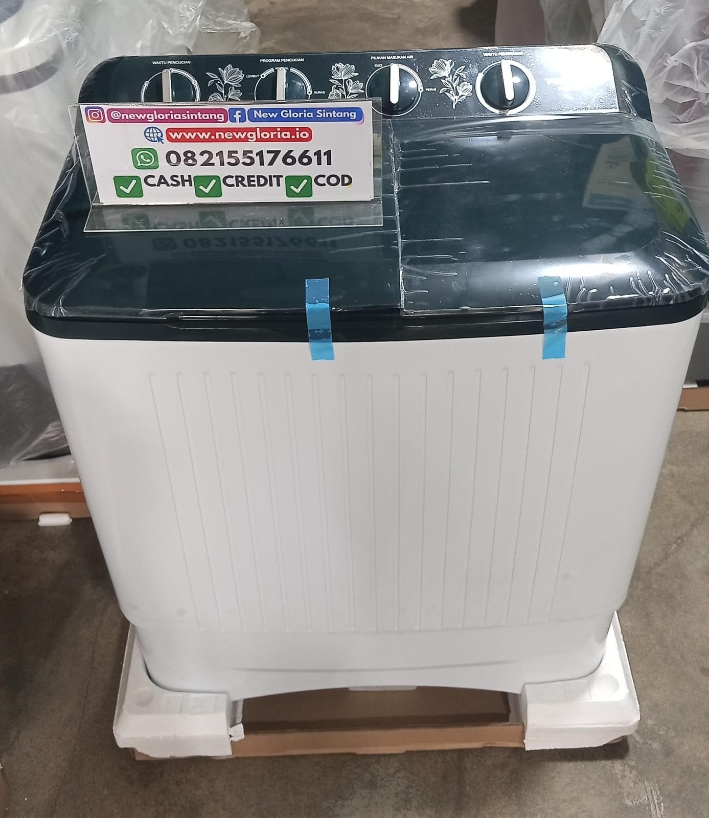 MESIN CUCI MANUAL POLYTRON 8KG PMW 8073B