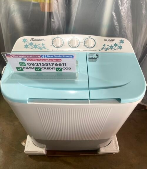 MESIN CUCI MANUAL SHARP ES-T70MW-BL