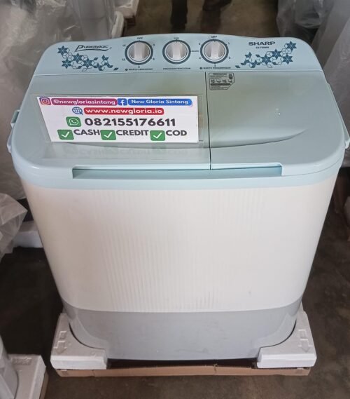 MESIN CUCI MANUAL SHARP ES-T80MW-BK