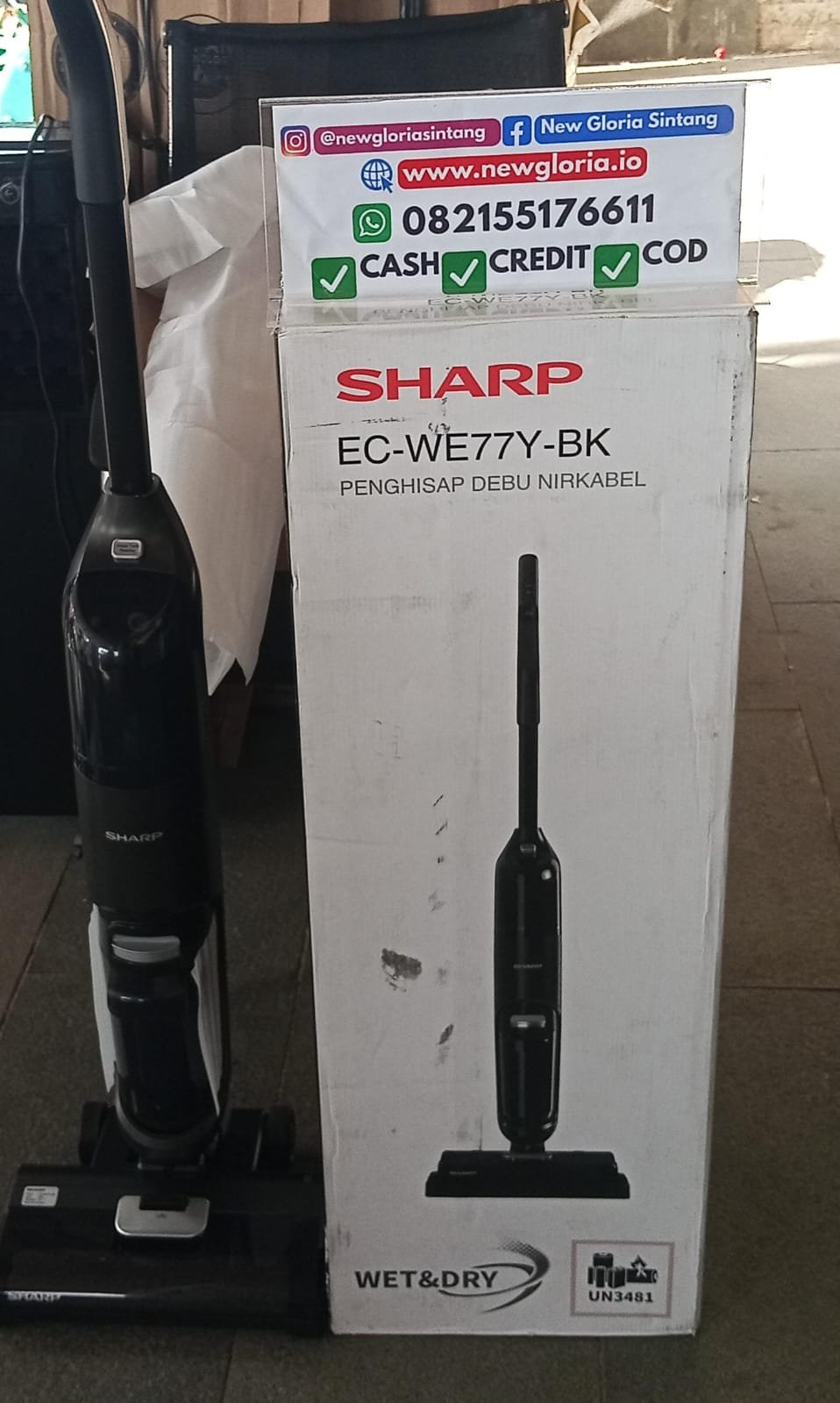 VACUM CLEANER SHARP EC-WE77Y-BK