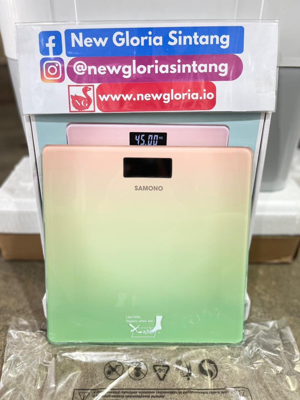 TIMBANGAN DAPUR DIGITAL SAMONO SW-KS02 WHITE