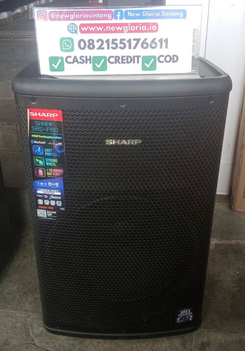 SPEAKER AKTIF SHARP 15 CBOX-TRP15PB BLACK