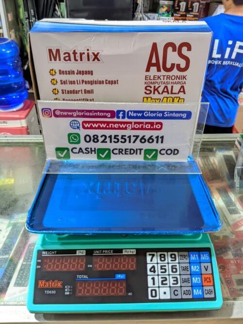 TIMBANGAN DIGITAL MATRIX 40KG TD030r TIMBANGAN DIGITAL MATRIX 40KG TD030